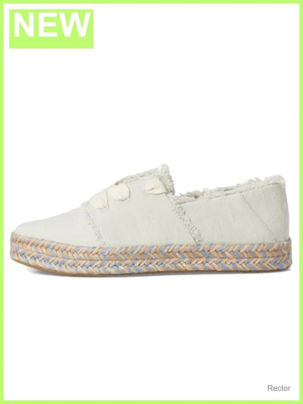 TOMS Women's Carolina Lace-Up Espadrille Flatform